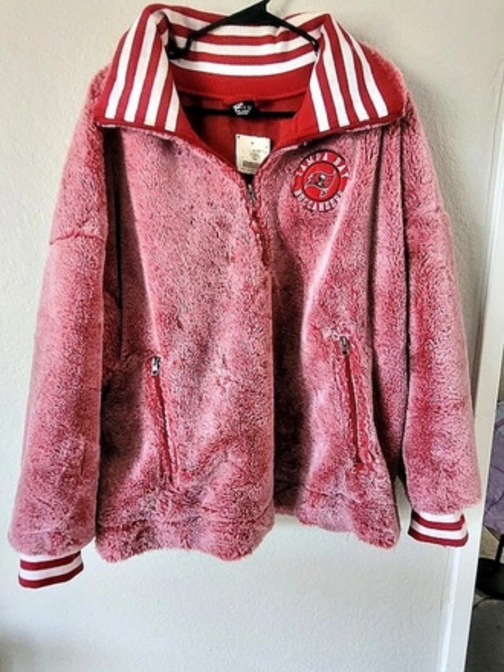 Tampa Buccaneers Red Varsity Jacket Like New XXL